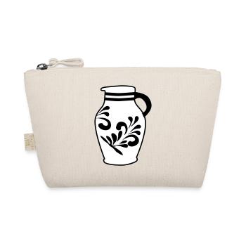 Bembel Design 100% Hessen! #typischHessisch #FFM - Organic Pouch - nature - Front