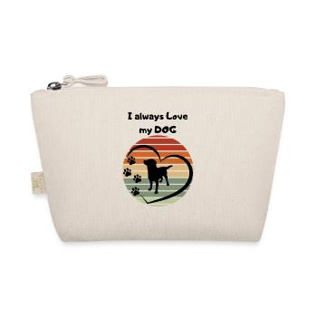 Always a dog love Doggi dog lover - Organic Pouch - nature - Front