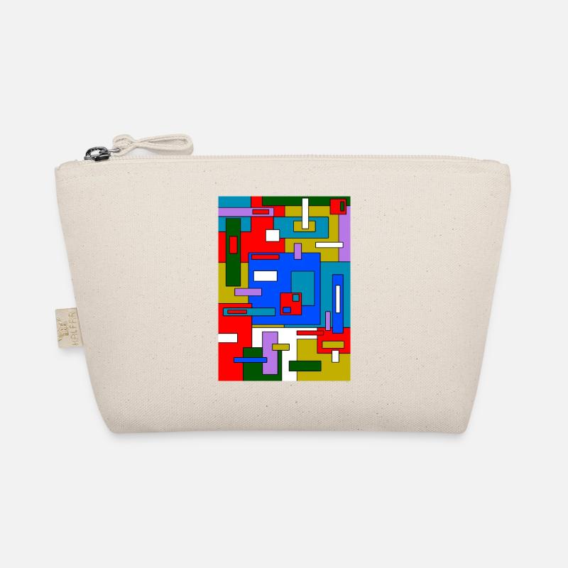 Abstract geometry Organic Pouch