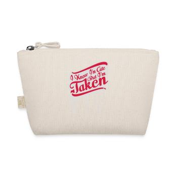 cute but taken quote - Organic Pouch - nature - Front