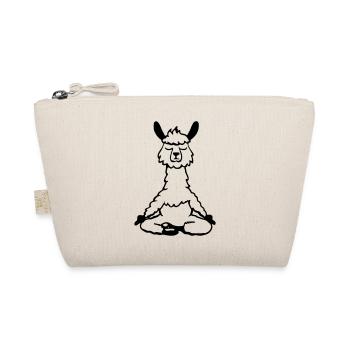 Lama Alpaga Yoga Vector Drôle Idée Cadeau - Trousse biologique - nature - Devant