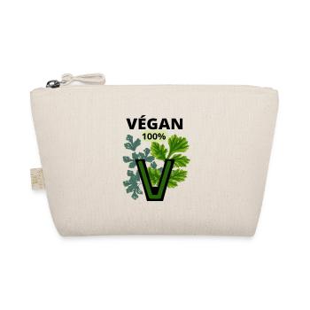 VÉGAN 100% - Trousse biologique - nature - Devant