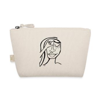 Dessin au trait Visage « Calmez-vous » Tête - Trousse biologique - nature - Devant