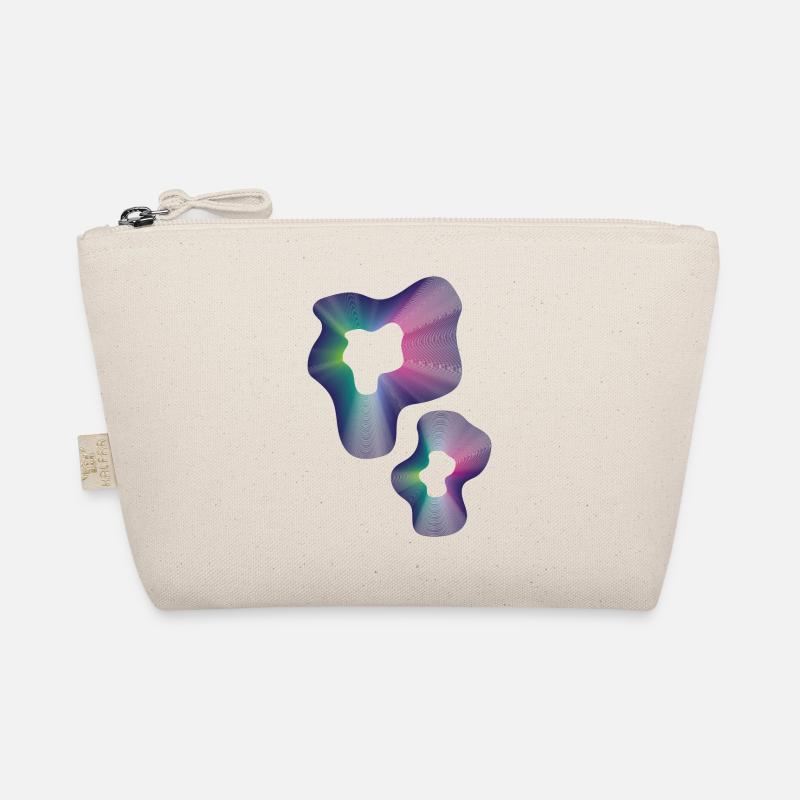 Abstract neon pattern - Organic Pouch - nature