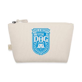 better with a dog - Organic Pouch - nature - Front