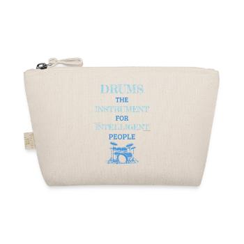 Drums Instrument For Intelligent People Retro Sky - Bio-Täschchen - Natur - Vorne