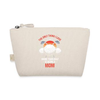 Only Thing I Love More Than Golf Is Being A MOM - Bio-Täschchen - Natur - Vorne