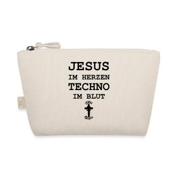 JesusImHerzen1 - Bio-Täschchen - Natur - Vorne