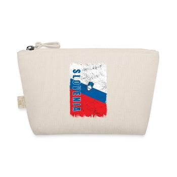 Slowenien Vintage Flagge - Bio-Täschchen - Natur - Vorne