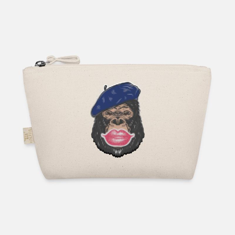 Gorilla Kiss Pixel Bio-Täschchen