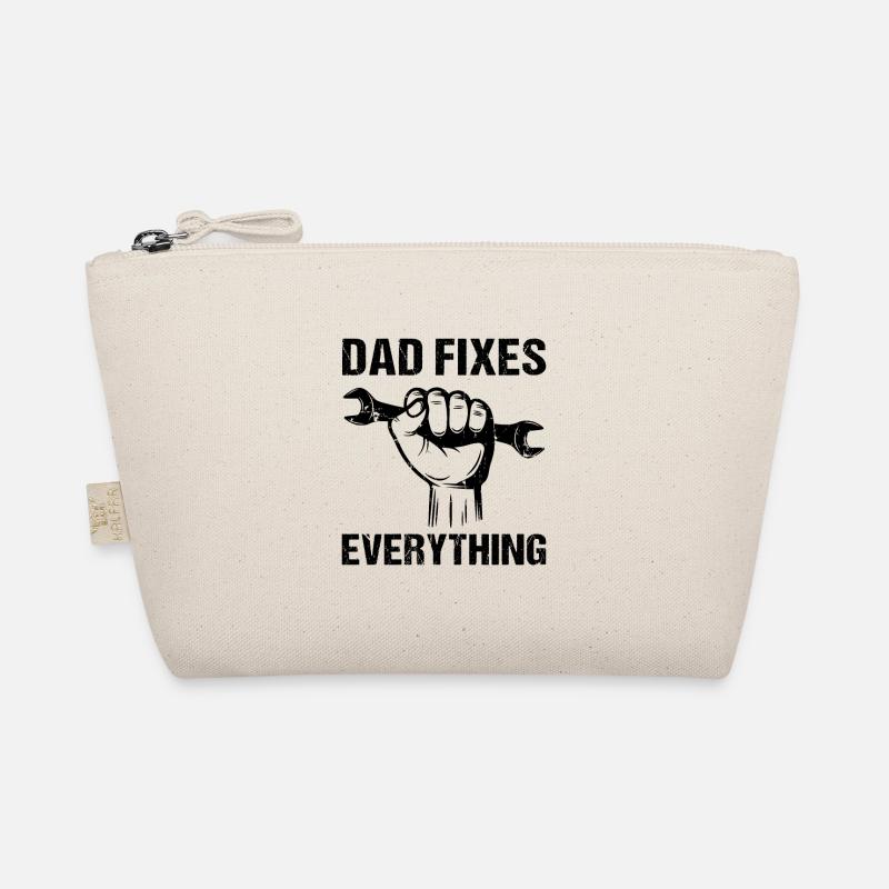 Dad fixes everything daddy dad Organic Pouch