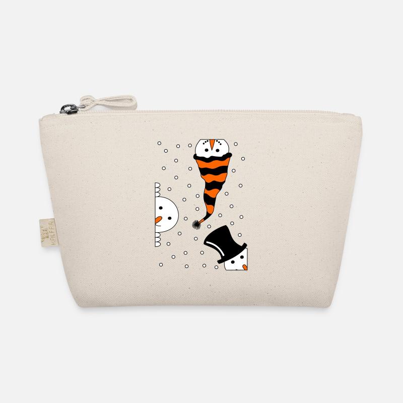 Neugierige Schneemänner Bio-Täschchen