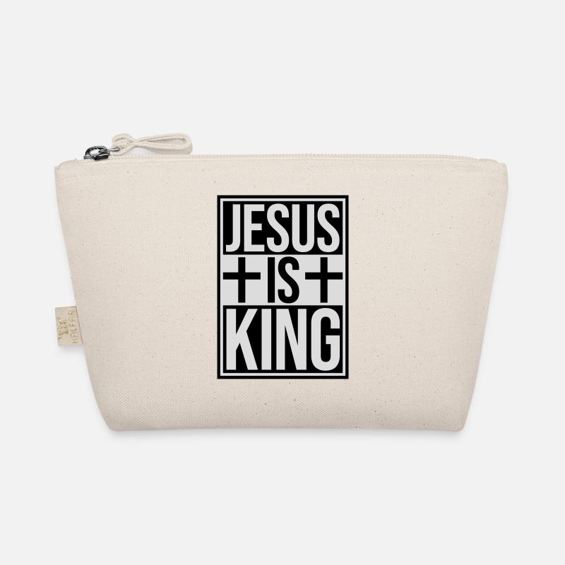jesus is king Zitat Bio-Täschchen