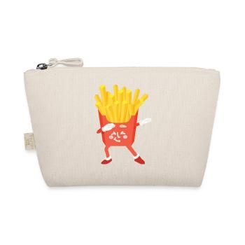 Dabbing Pommes Eine Tüte Pommes frites - Bio-Täschchen - Natur - Vorne
