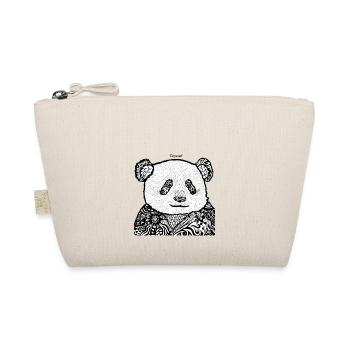 PANDA MANDALAS - Organic Pouch - nature - Front