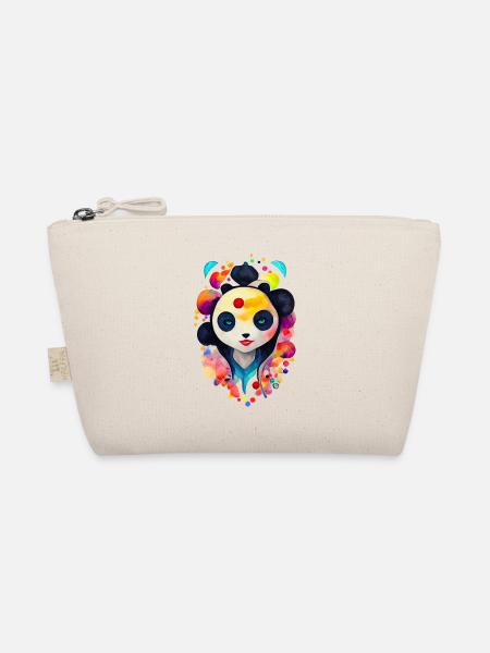 Femme Panda - Trousse biologique - nature