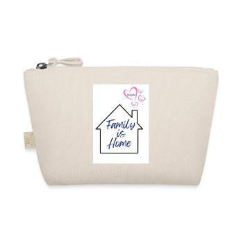 family is home - Bio-Täschchen - Natur - Vorne