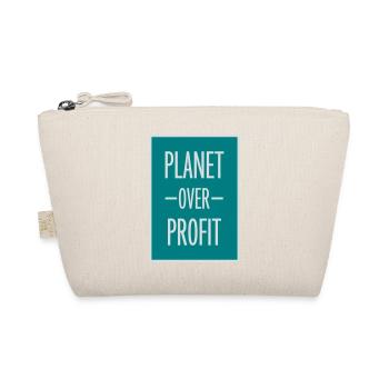 planet over profit Zitat - Bio-Täschchen - Natur - Vorne