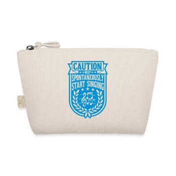 may spontaneously start singing - Organic Pouch - nature - Front