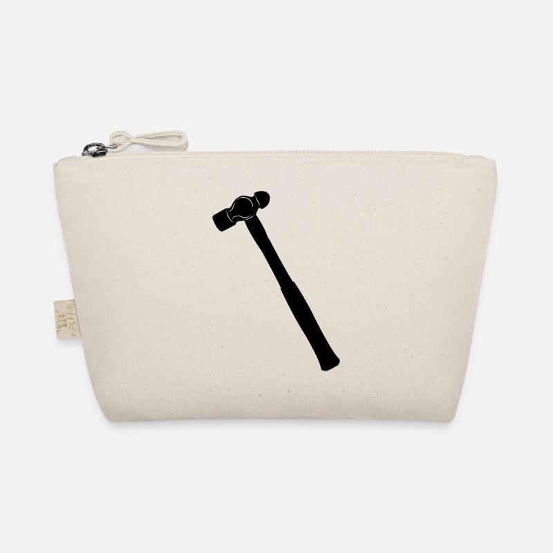 Kugelhammer oder Dellhammer Schattenbild Bio-Täschchen