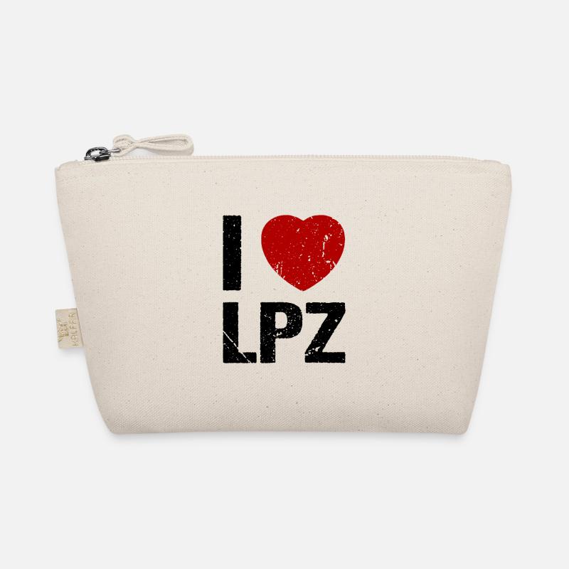 I love LPZ Leipzig - Bio-Täschchen - Natur