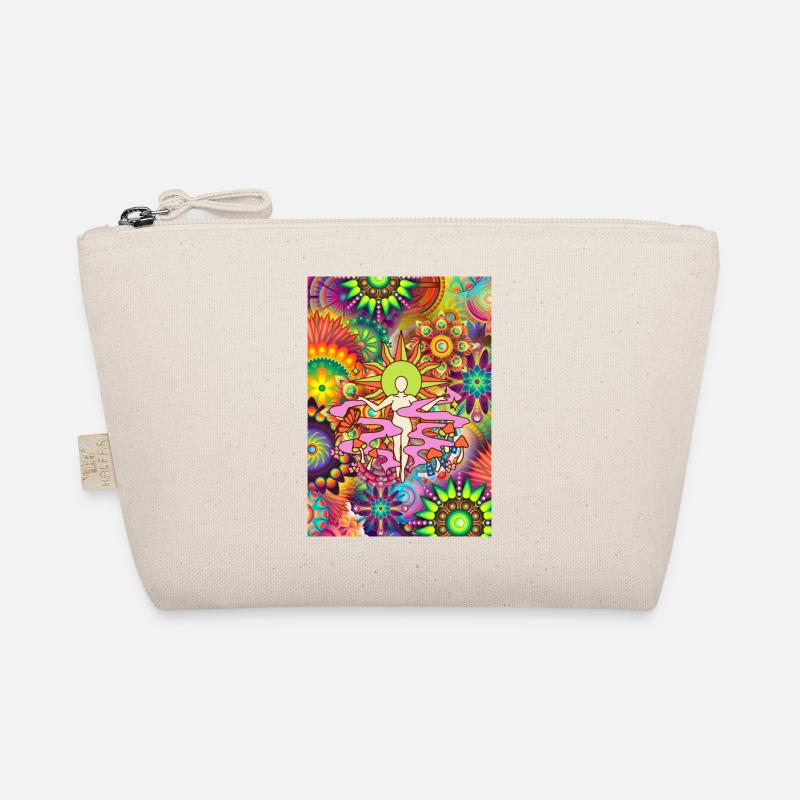 Farbenfrohe Muster Bio-Täschchen