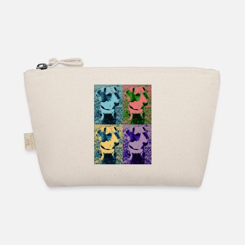 Pop Art Hund Bio-Täschchen