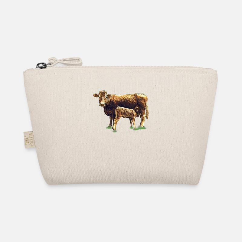 kuh mit kalb Bio-Täschchen