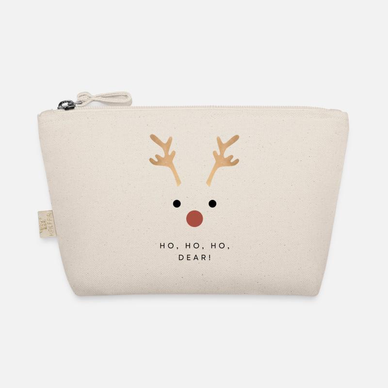 HoHoHo Dear Weihnachten - Bio-Täschchen - Natur