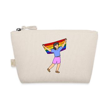 Parade Right-wing Gay Rainbow Flag Lgbt - Organic Pouch - nature - Front