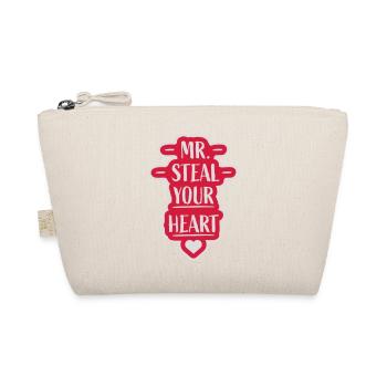 Mr steal your heart - Organic Pouch - nature - Front
