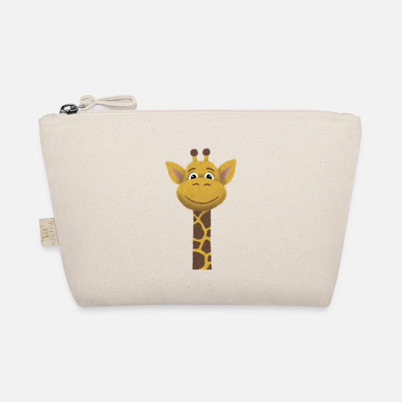 Giraffe cute head Organic Pouch