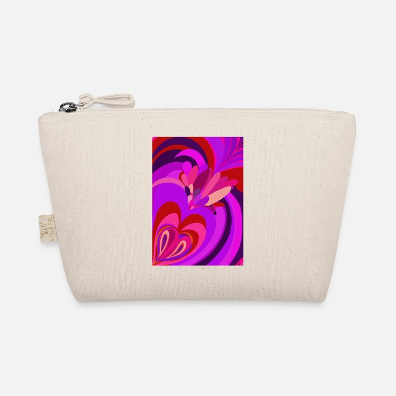 Psychedelic heart Organic Pouch