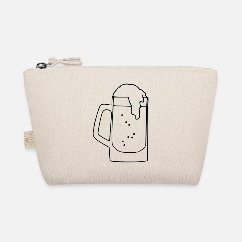 Fête de dessin de bière Célébrez le noir Trousse biologique
