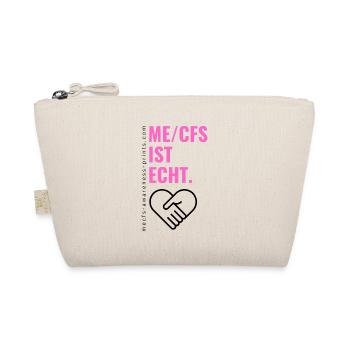 ME/CFS IST ECHT - pink edt. - Bio-Täschchen - Natur - Vorne