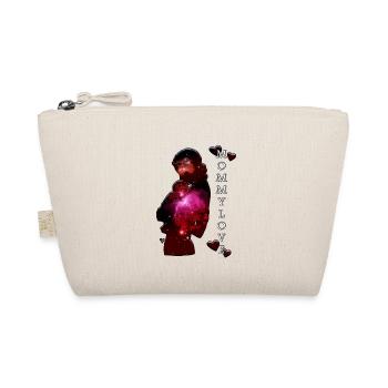 Mother Child Illustration Love Silhouette - Organic Pouch - nature - Front