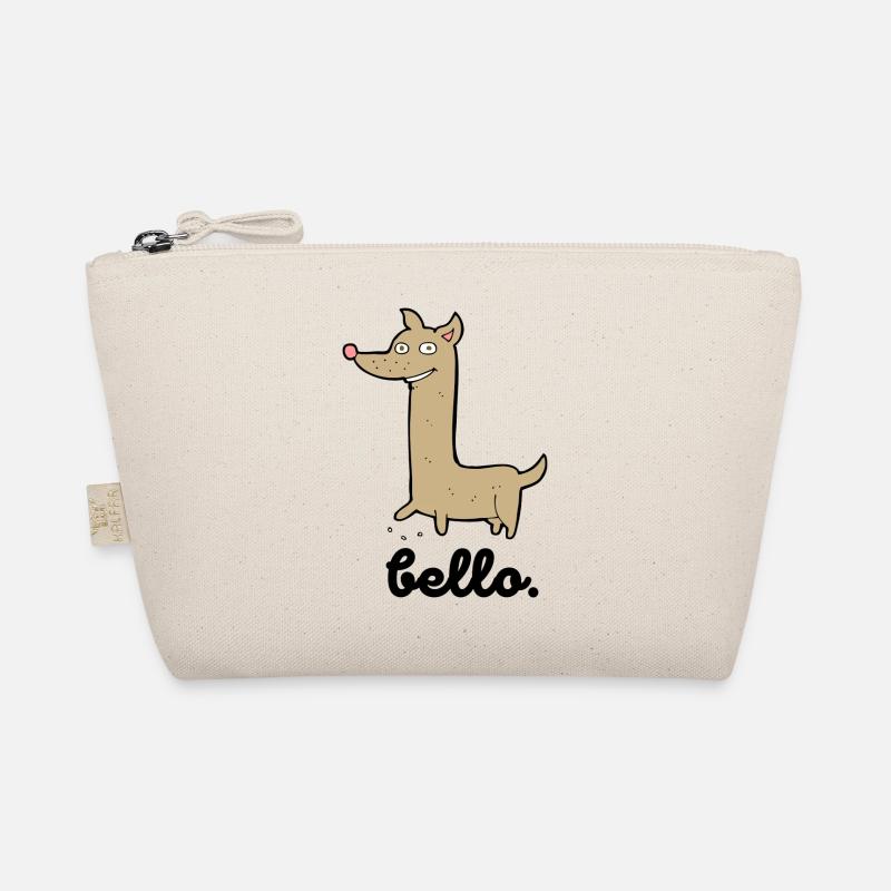 Lustiger Hund | Bello Hunde Design | Geschenkidee Bio-Täschchen