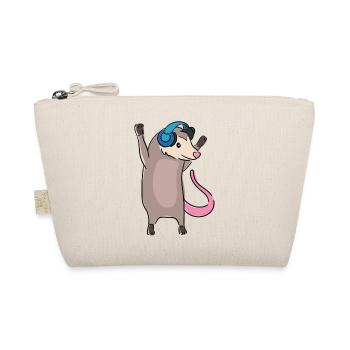 Opossum dansant, écoutant de la musique, animal - Trousse biologique - nature - Devant