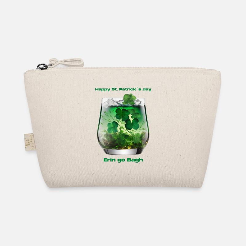 Happy St. Patrick´s Day - Bio-Täschchen - Natur