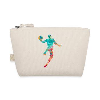 Basketballspieler - PopArt - Bio-Täschchen - Natur - Vorne