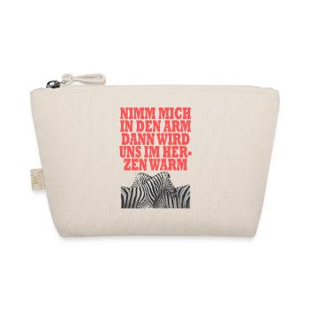 Zebra - Bio-Täschchen - Natur - Vorne