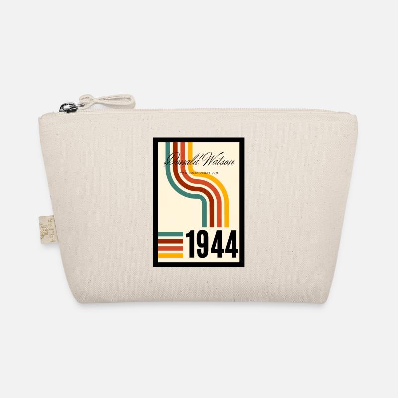 Retro Vegan - Bio-Täschchen - Natur