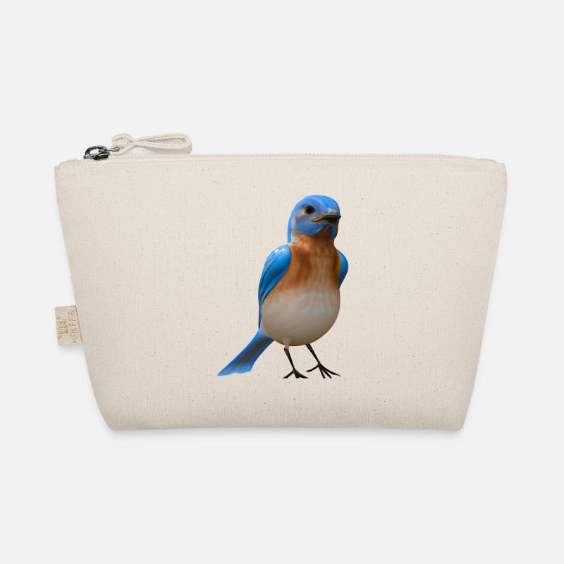 Hut Warbler Bird Design Organic Pouch