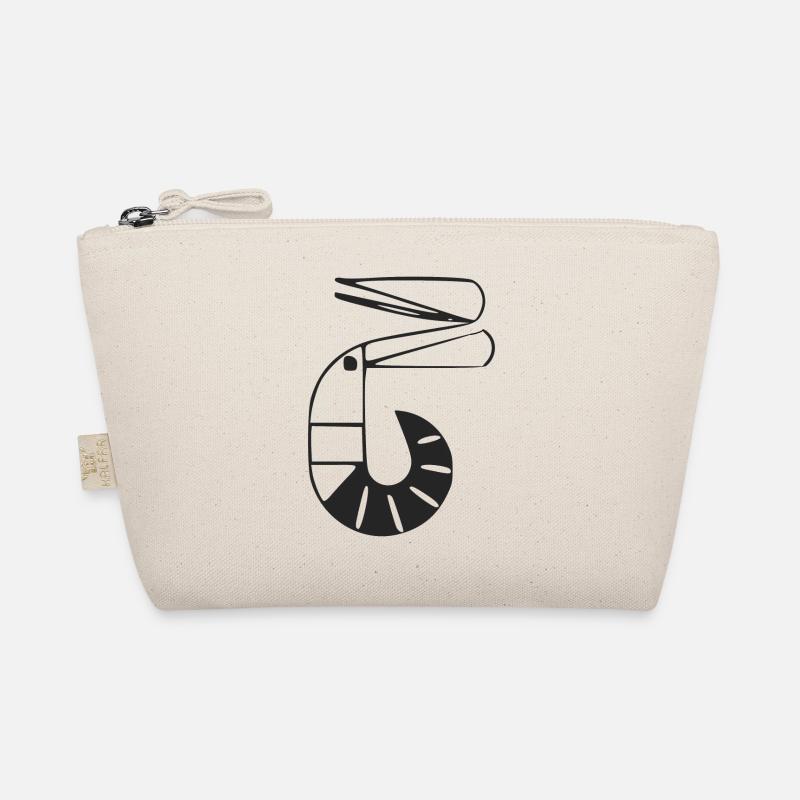 Stylized shrimp Organic Pouch
