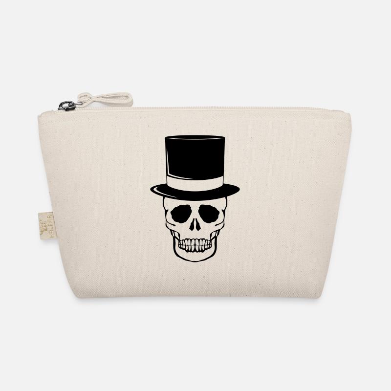 Skull Cylinder Organic Pouch