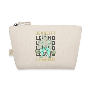 Citation amusante de Deadlift Legend Powerlifter - Trousse biologique - nature - Devant