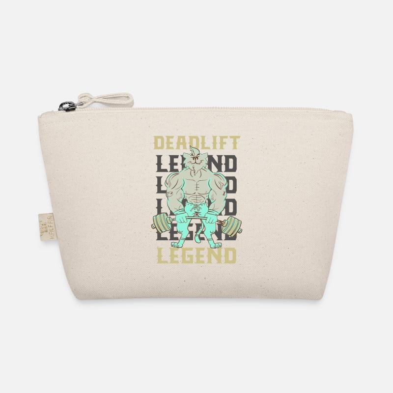 Deadlift Legend Powerlifter Gym Workout Funny Organic Pouch