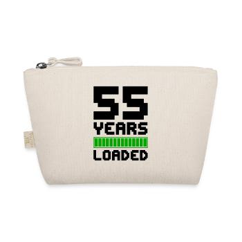 55 Years Loaded 55. Geburtstag - Bio-Täschchen - Natur - Vorne