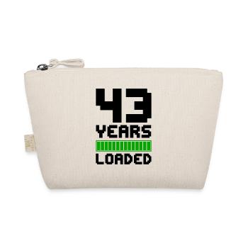 43 ans chargés 43e anniversaire - Trousse biologique - nature - Devant