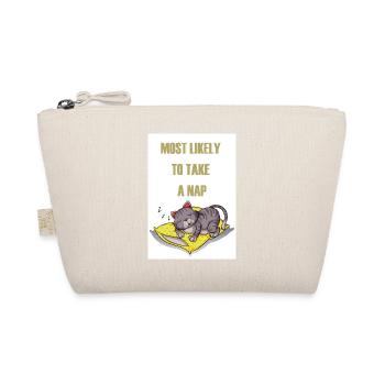 Most likely to take a nap - Organic Pouch - nature - Front